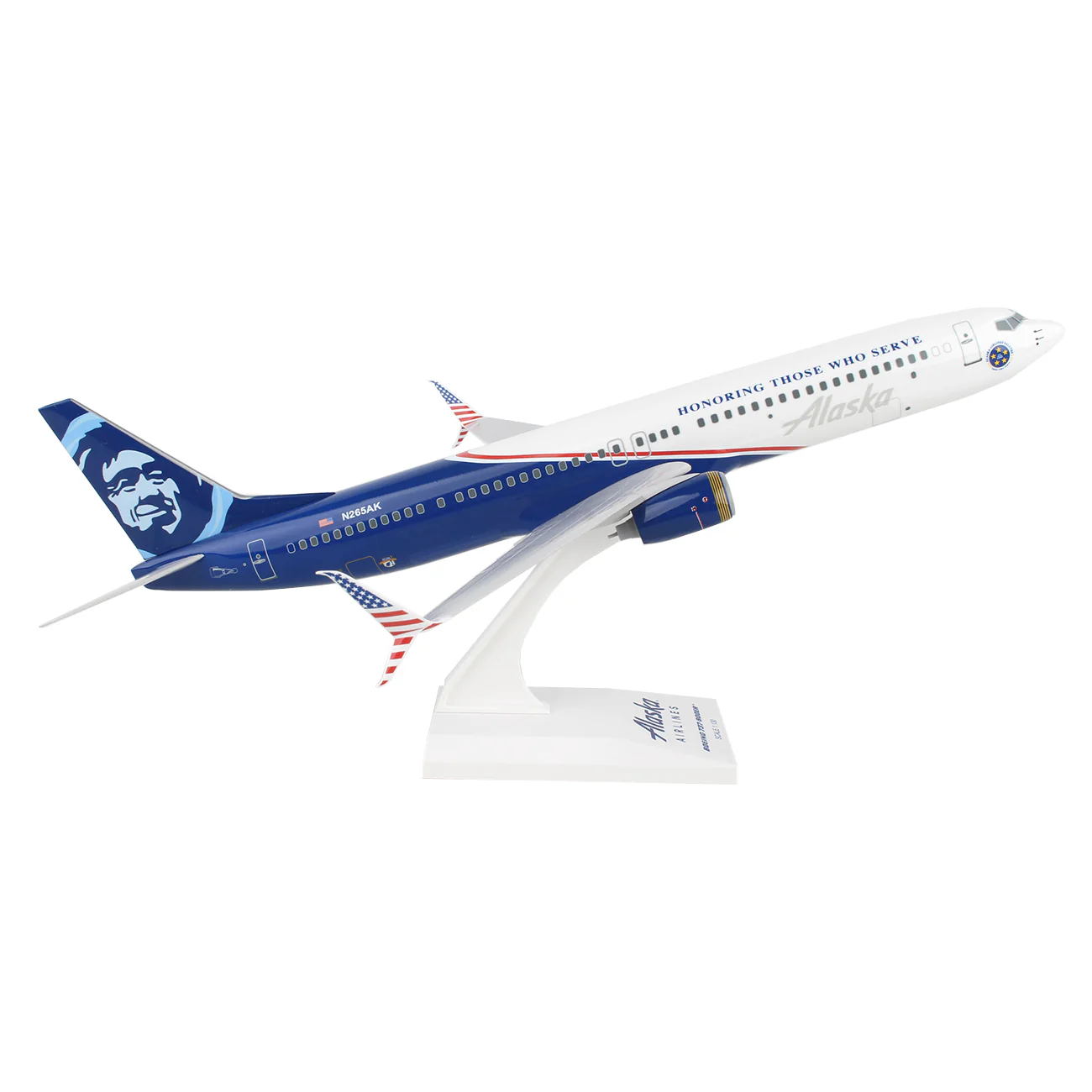 Alaska Airlines Boeing 737-900 Veterans 1:130 Model - Image 2