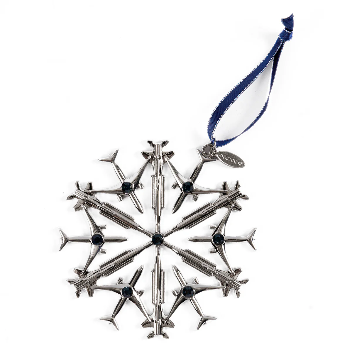 Boeing 2024 Jet Snowflake Ornament - Image 2