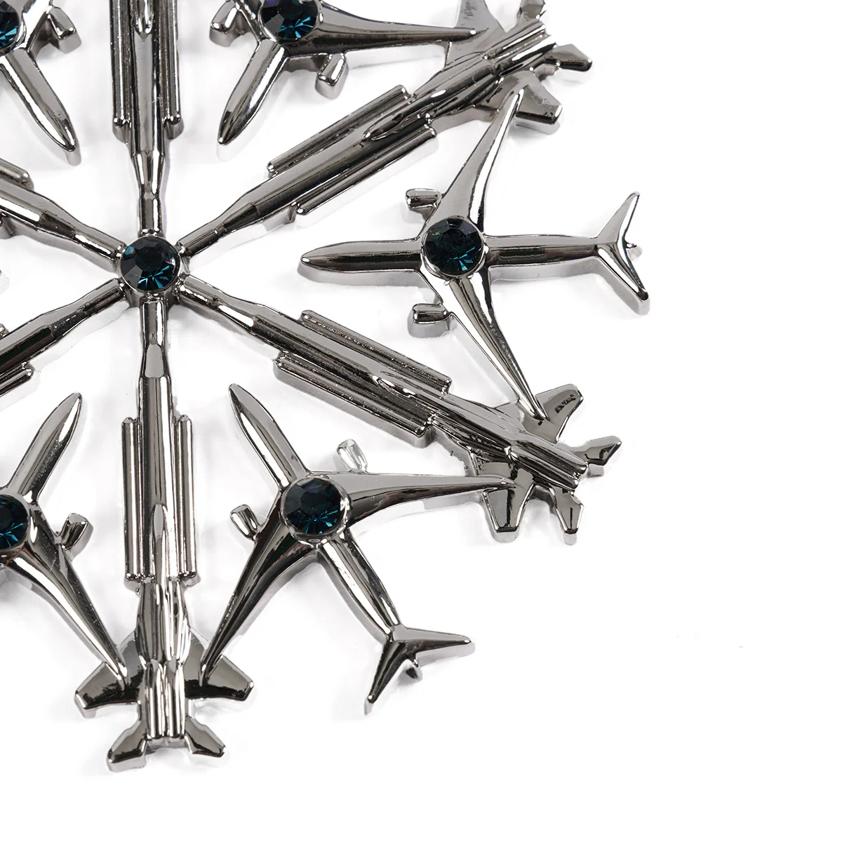 Boeing 2024 Jet Snowflake Ornament - Image 3