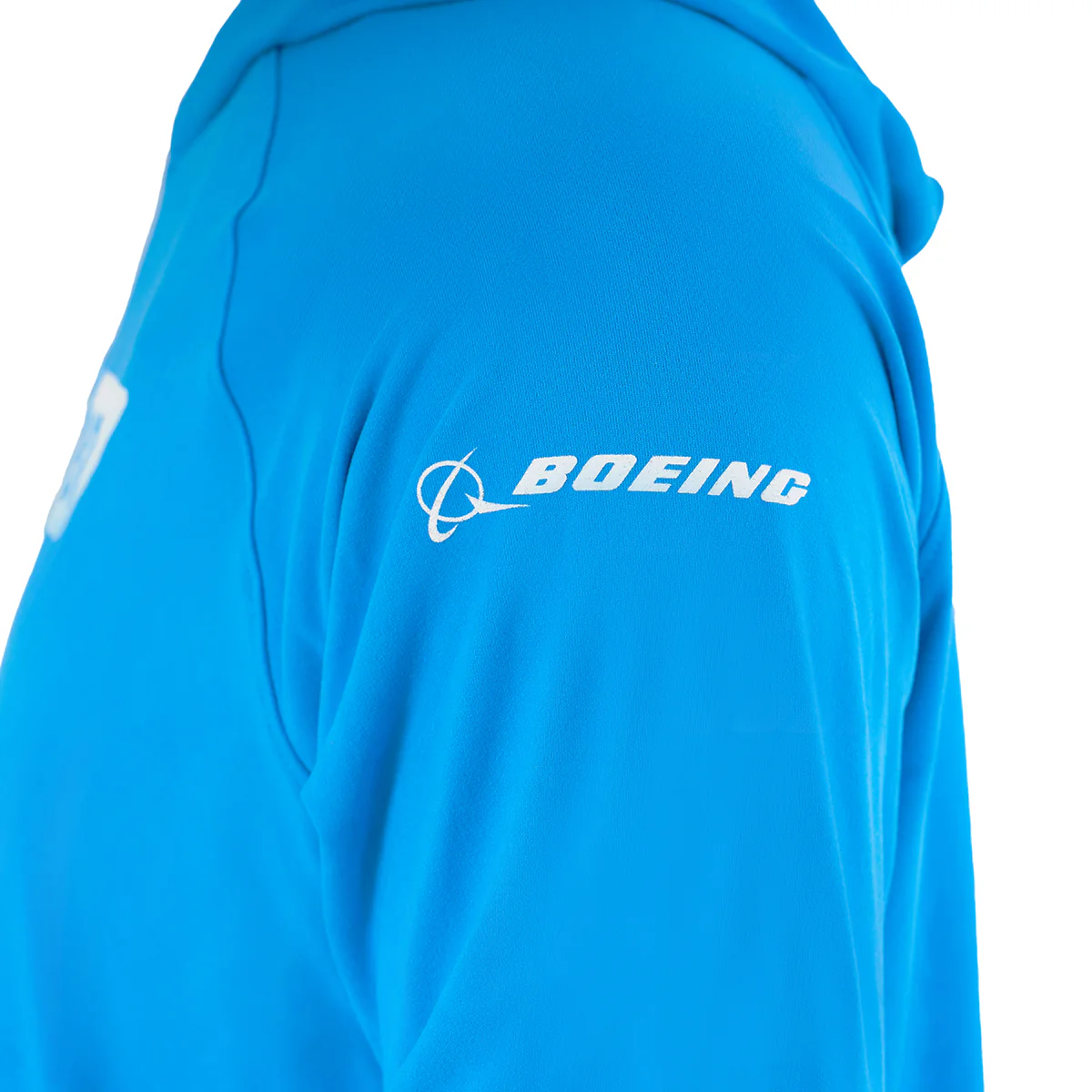 Boeing 787 Dreamliner Velocity Unisex Tech Stretch Hoodie - Image 2