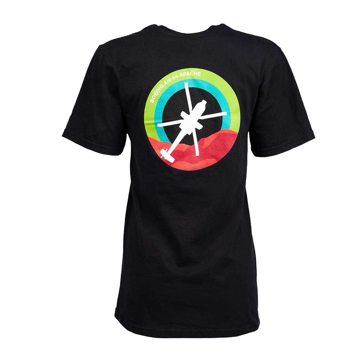 Boeing AH-64 Apache Skyward Unisex T-Shirt - Image 3