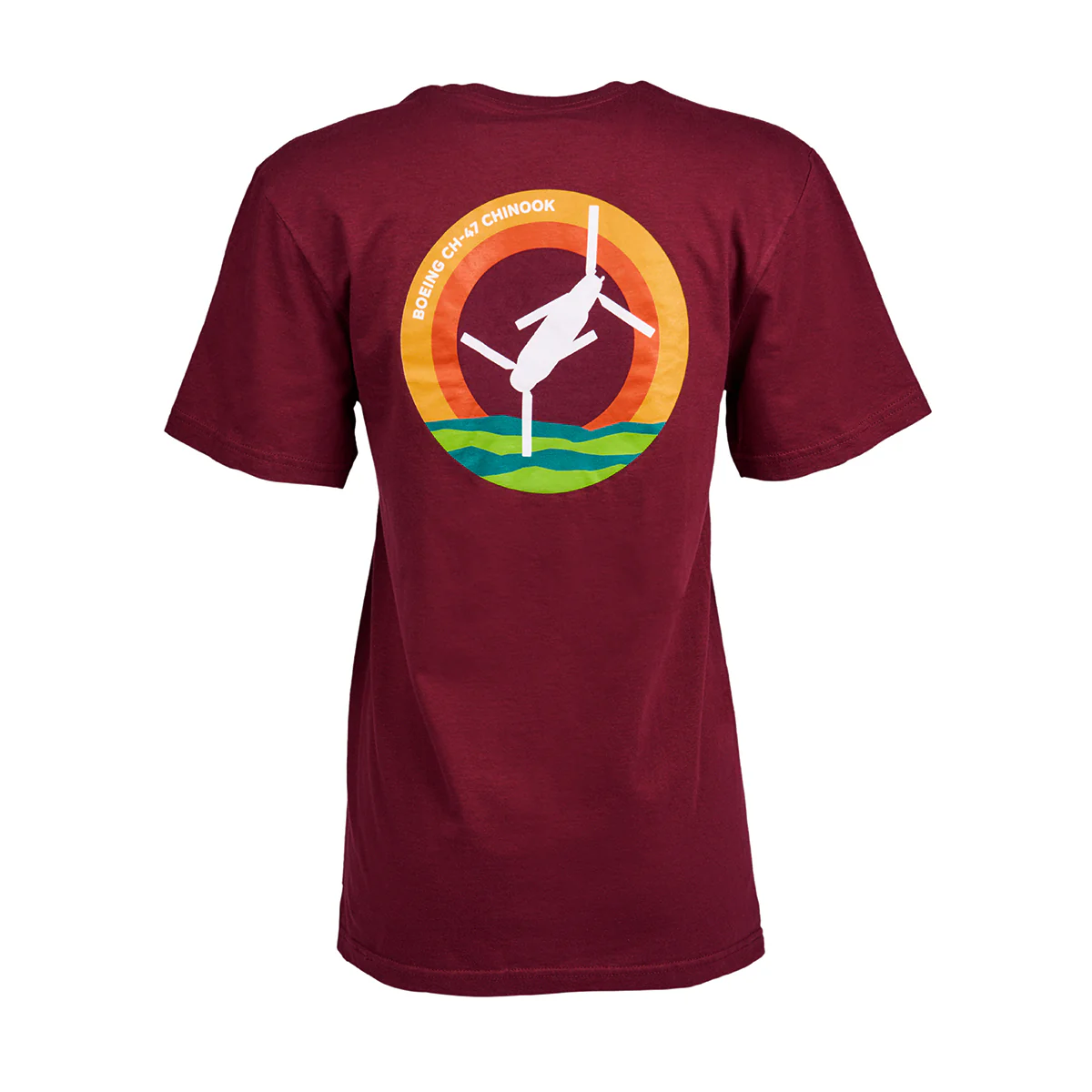 Boeing CH-47 Chinook Skyward Unisex T-Shirt - Image 3