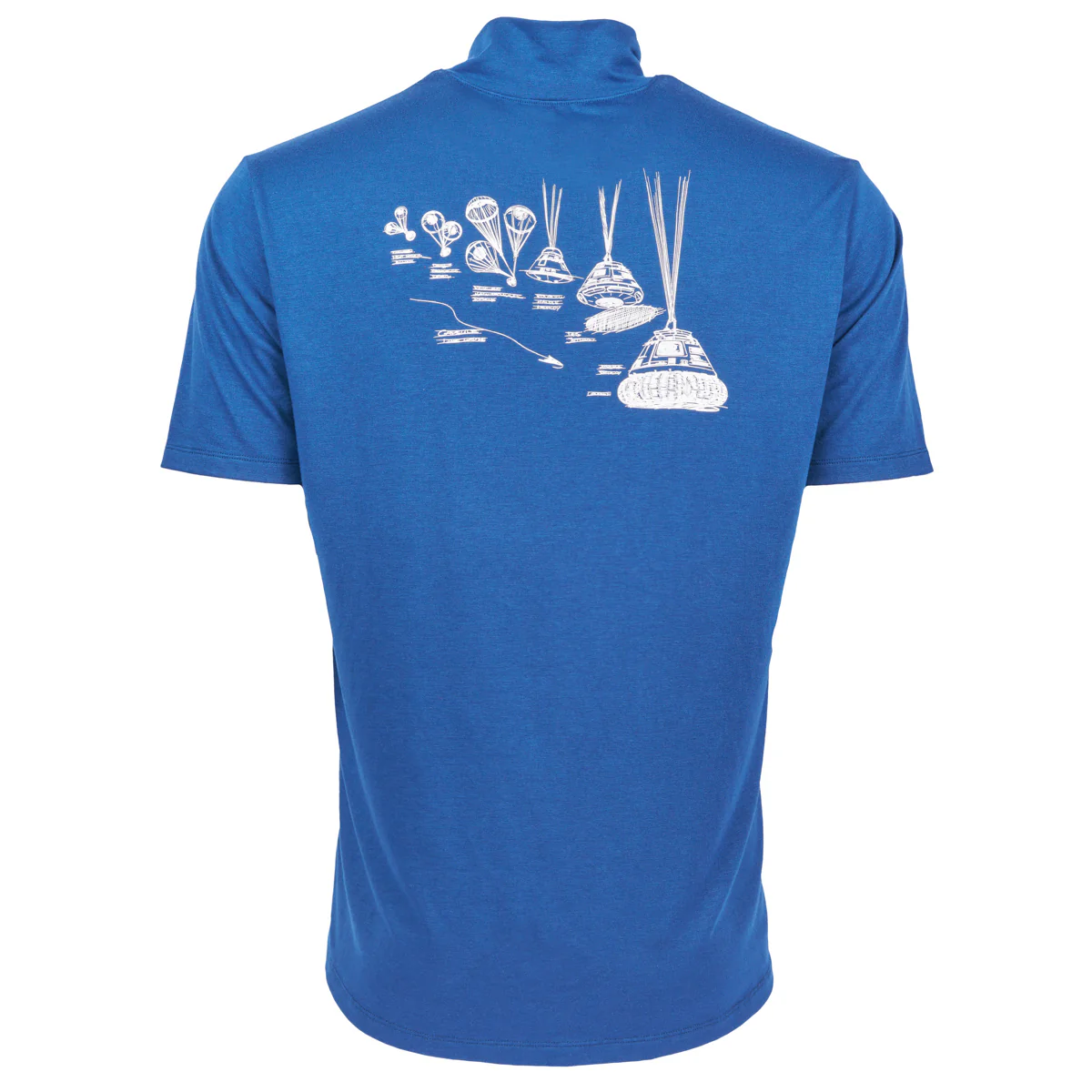 Boeing CST-100 Starliner Unisex UPF Mock T-Shirt - Image 3
