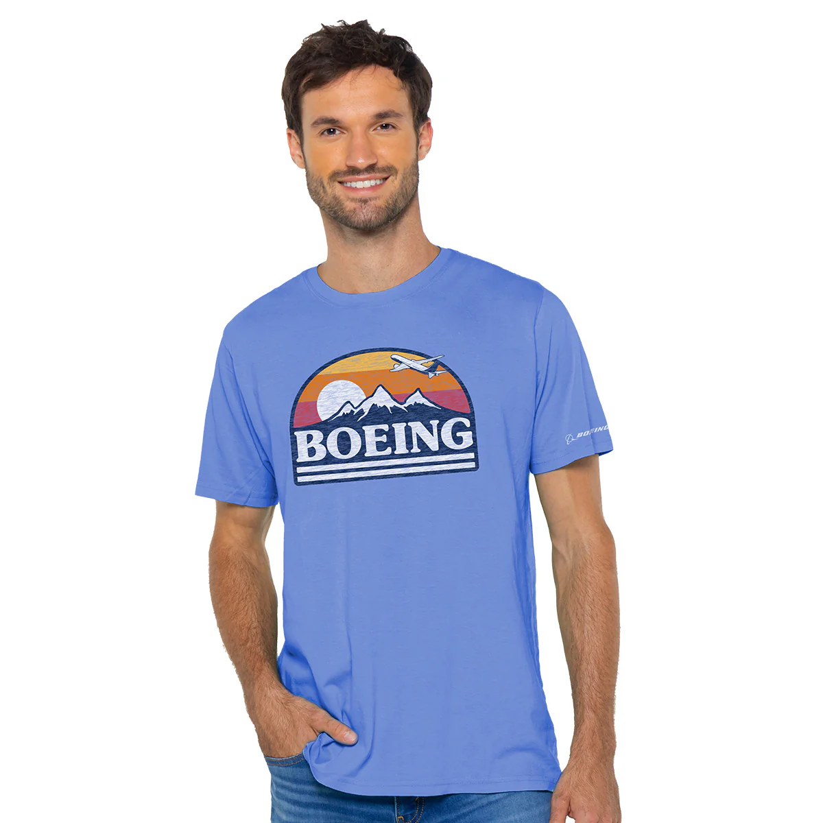 Boeing Horizon Men's T-Shirts - Image 2