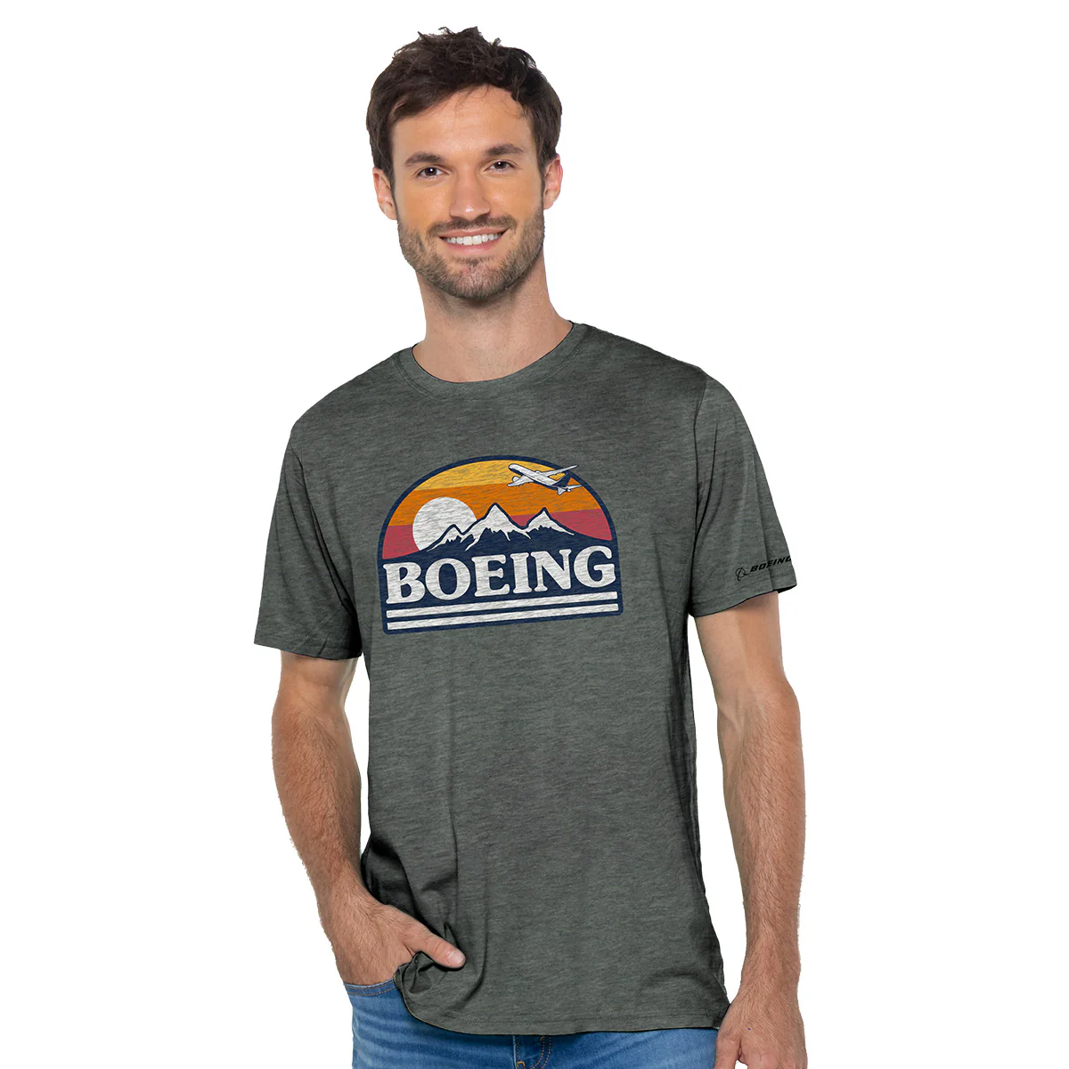 Boeing Horizon Men's T-Shirts - Image 4