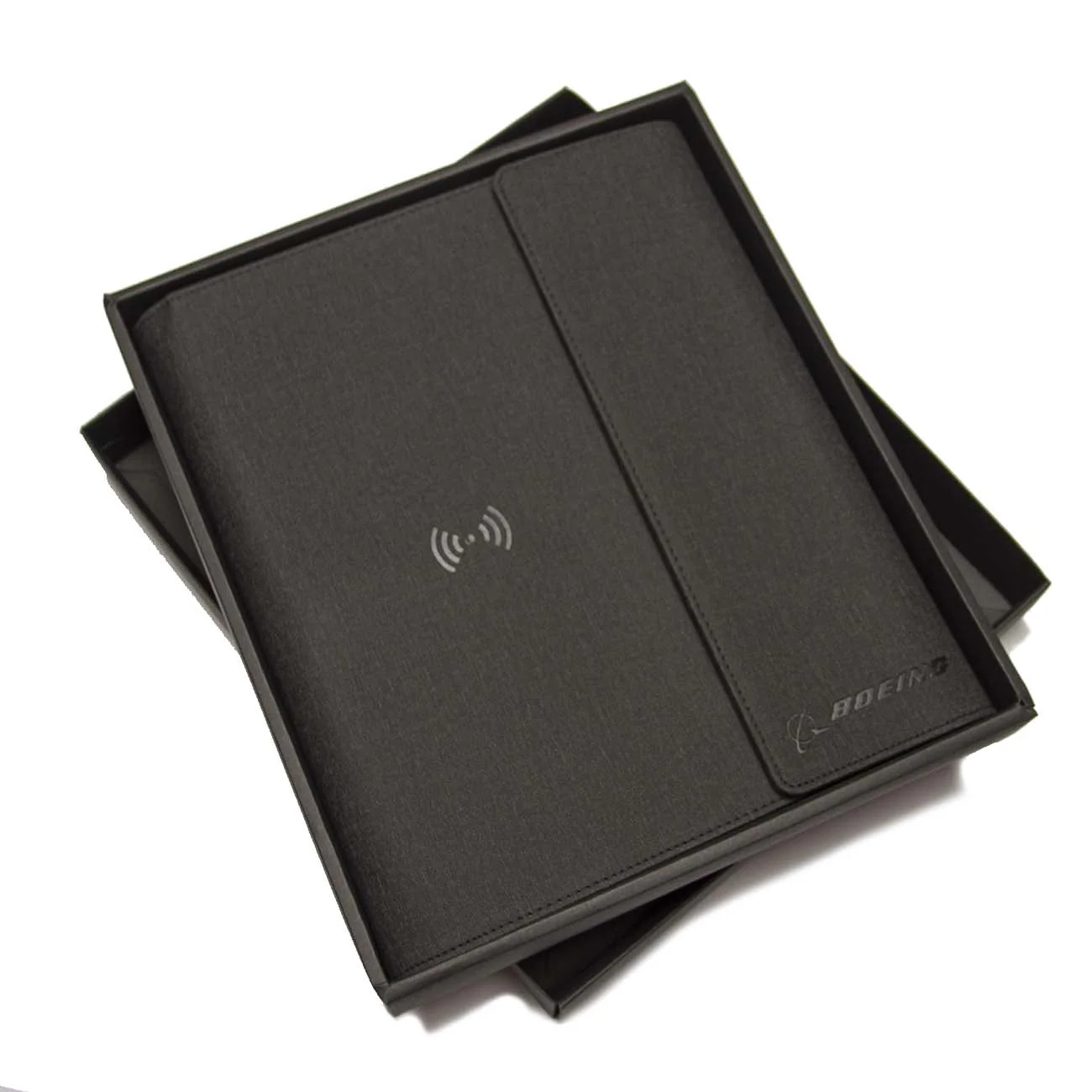 Boeing Large Padfolio With Wireless Power Bank - Image 4