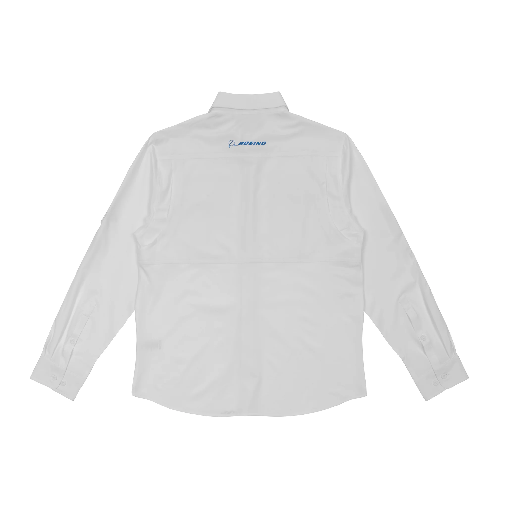 Boeing Signature Logo Men's Long Sleeve Utility Shirt - Image 9