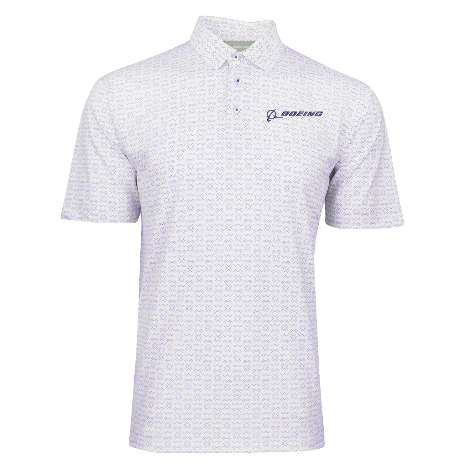 Boeing Men's Signature Logo Pro Crossroads Polo - Image 3