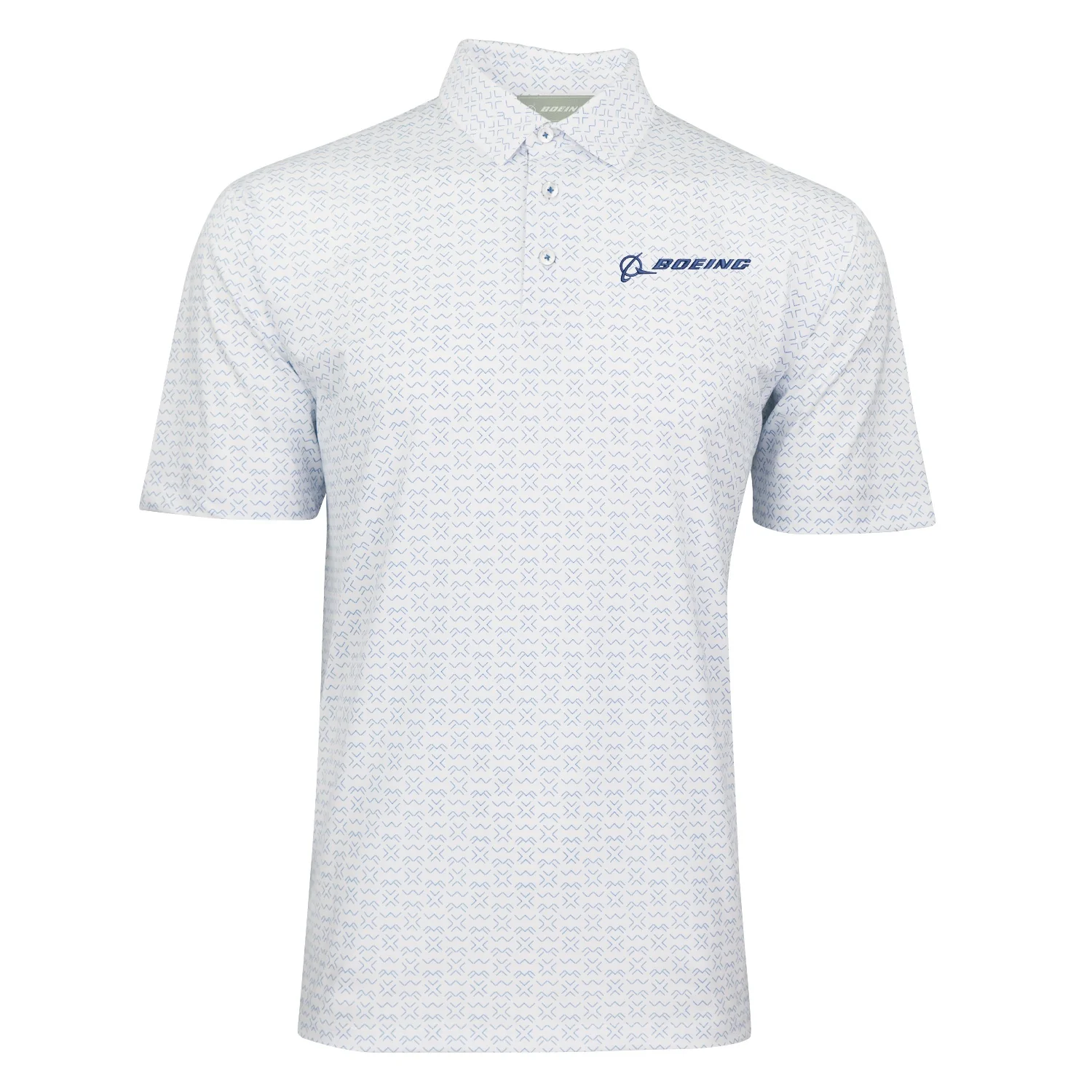 Boeing Men's Signature Logo Pro Crossroads Polo - Image 4