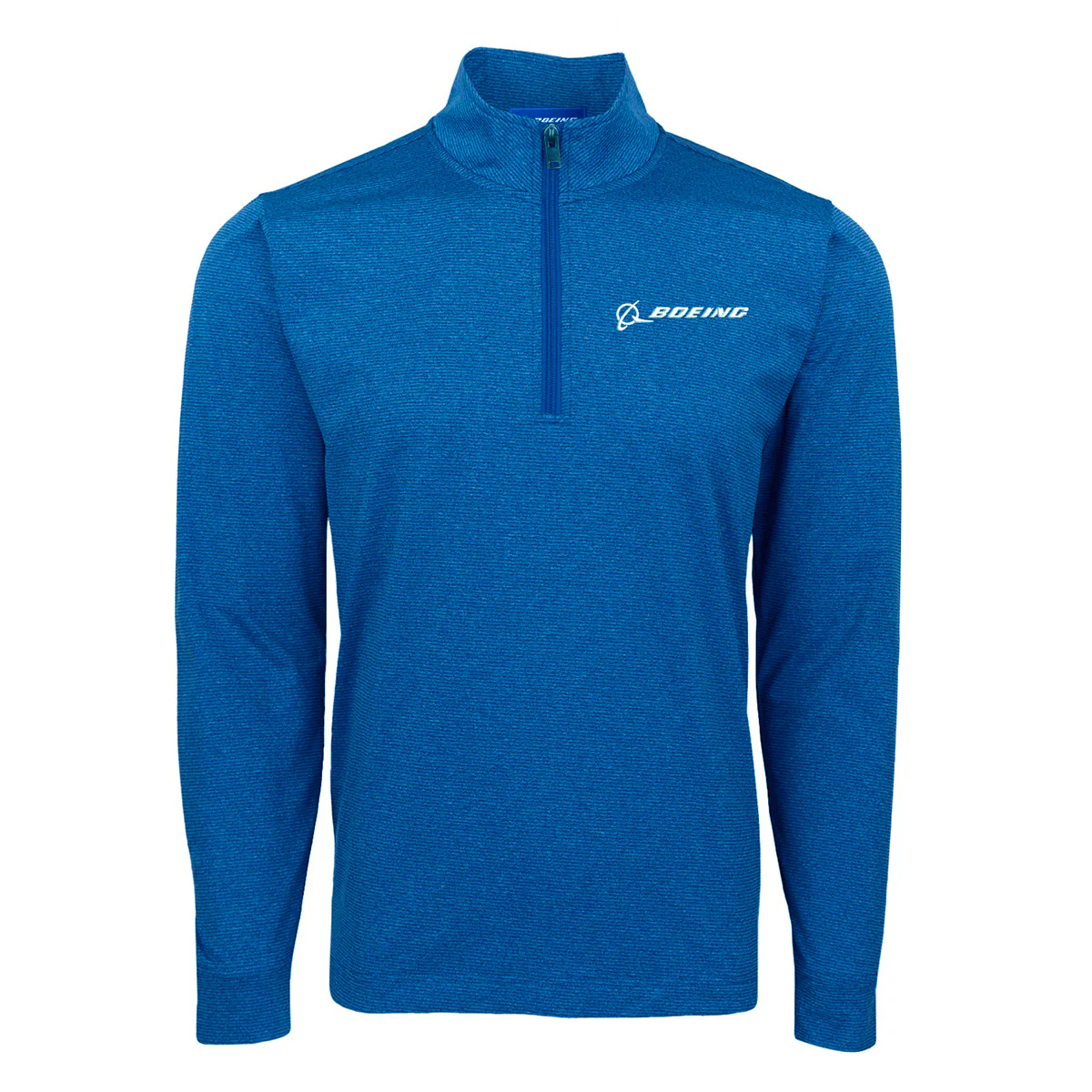 Boeing Men's Signature Logo Stripe Quarter-Zip Pullover - Image 2