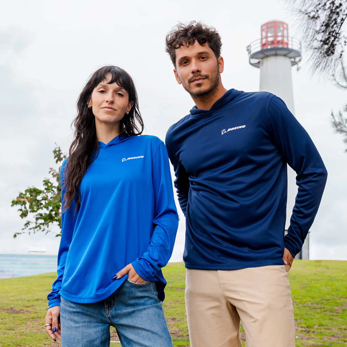 Boeing Signature Logo Unisex UV Hoodie - Image 3