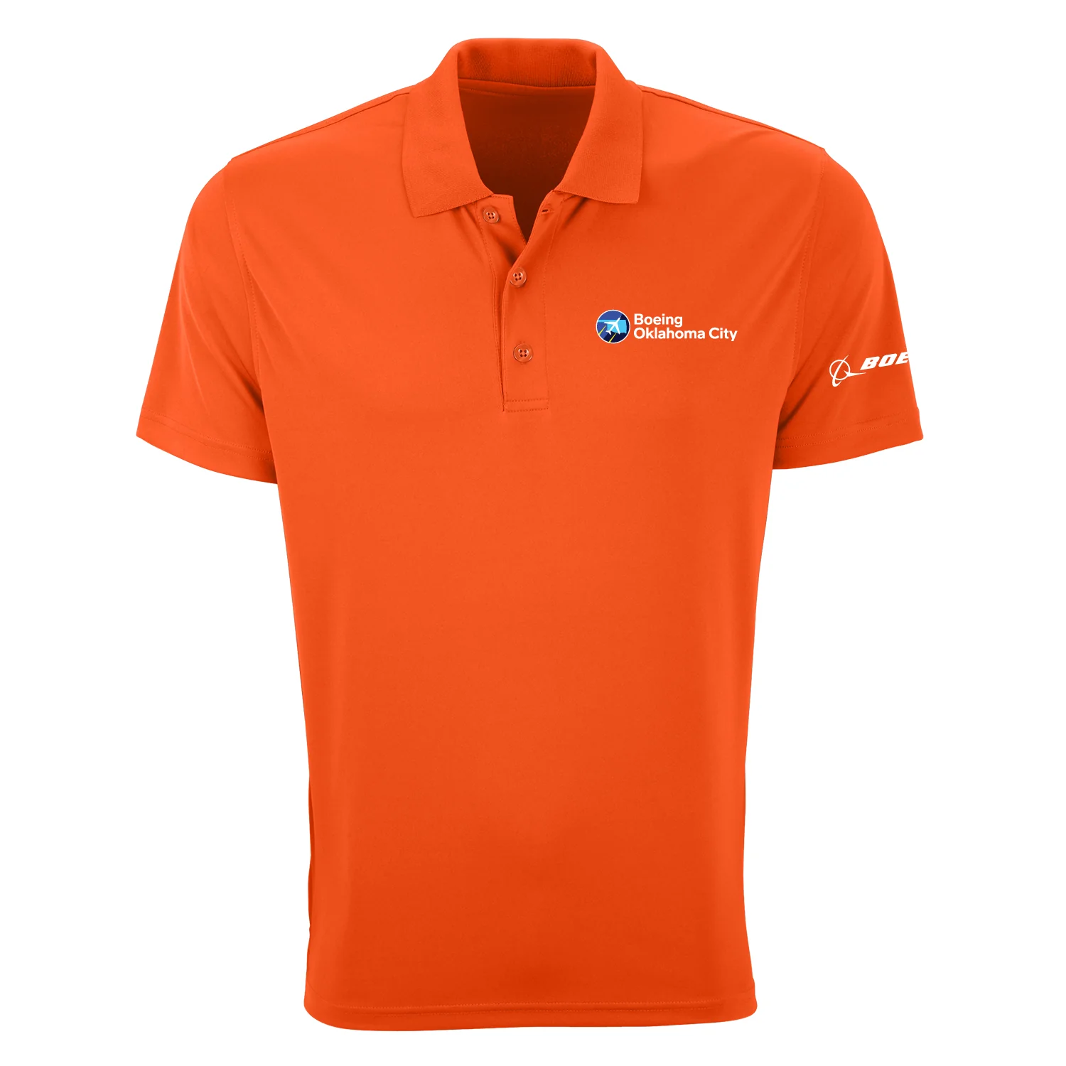 Boeing Oklahoma City Men’s Mesh Tech Polo - Image 4