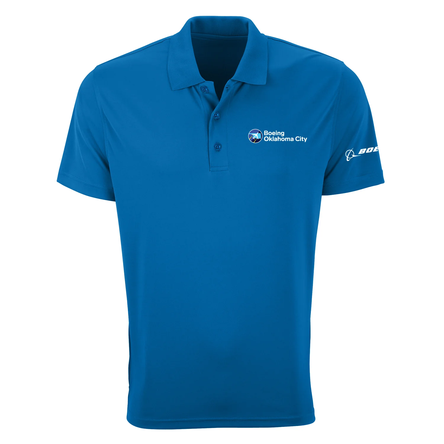 Boeing Oklahoma City Men’s Mesh Tech Polo - Image 5