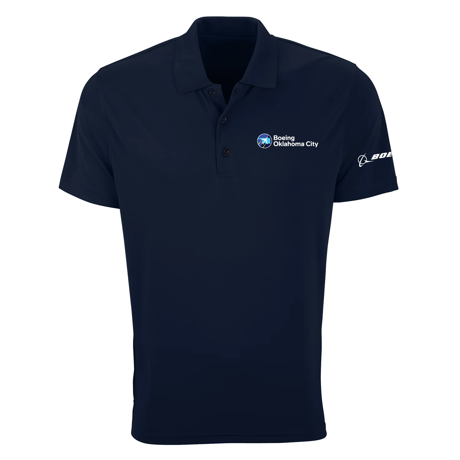 Boeing Oklahoma City Men’s Mesh Tech Polo - Image 6