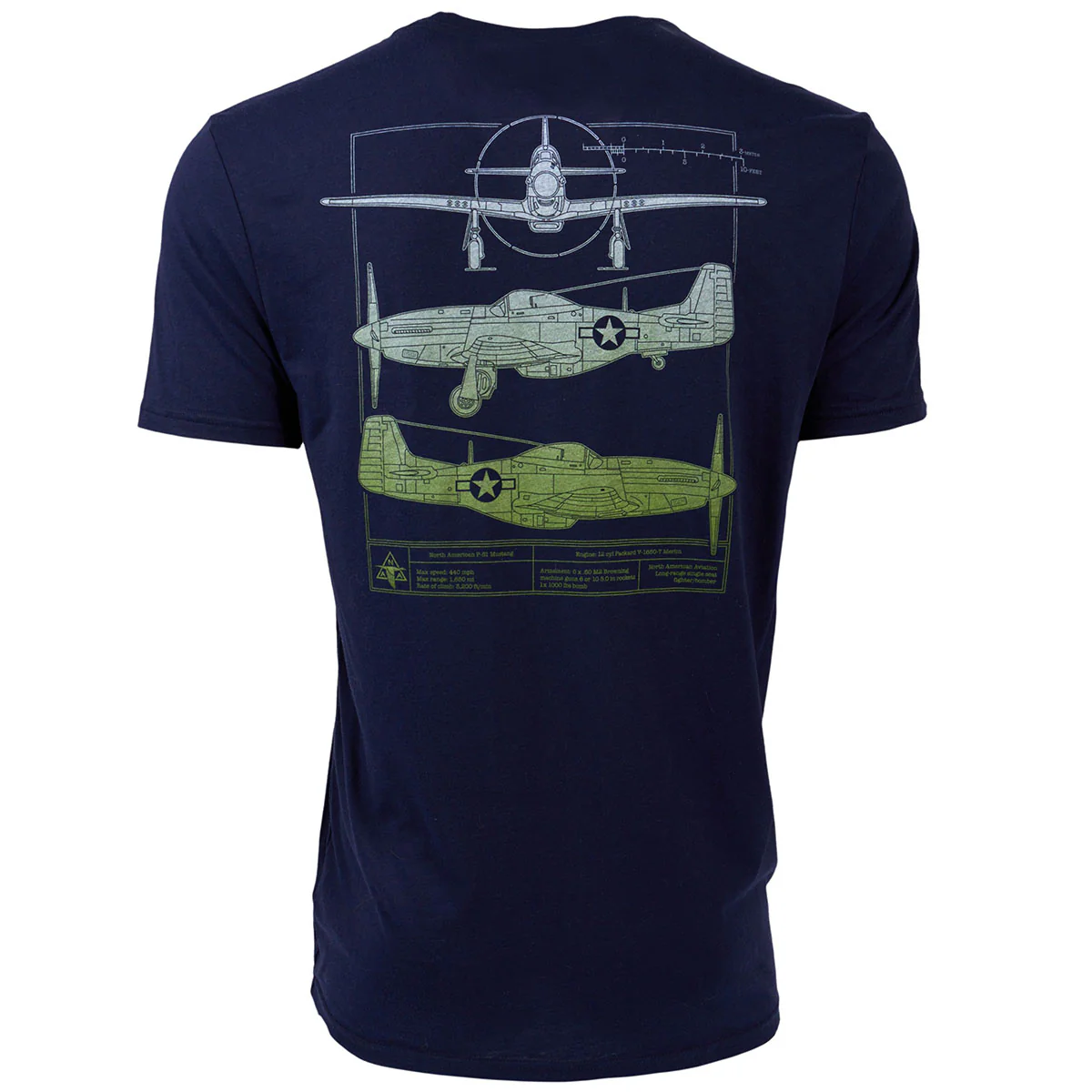 Boeing P-51 Mustang Heritage Unisex T-Shirt - Image 3