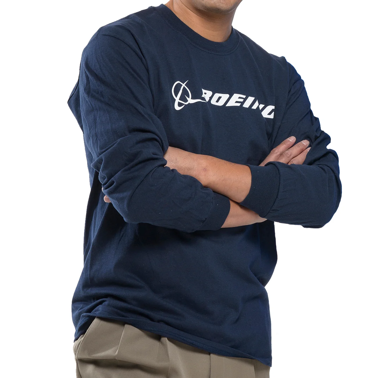 Boeing Signature Logo Long-Sleeve T-Shirt - Image 3