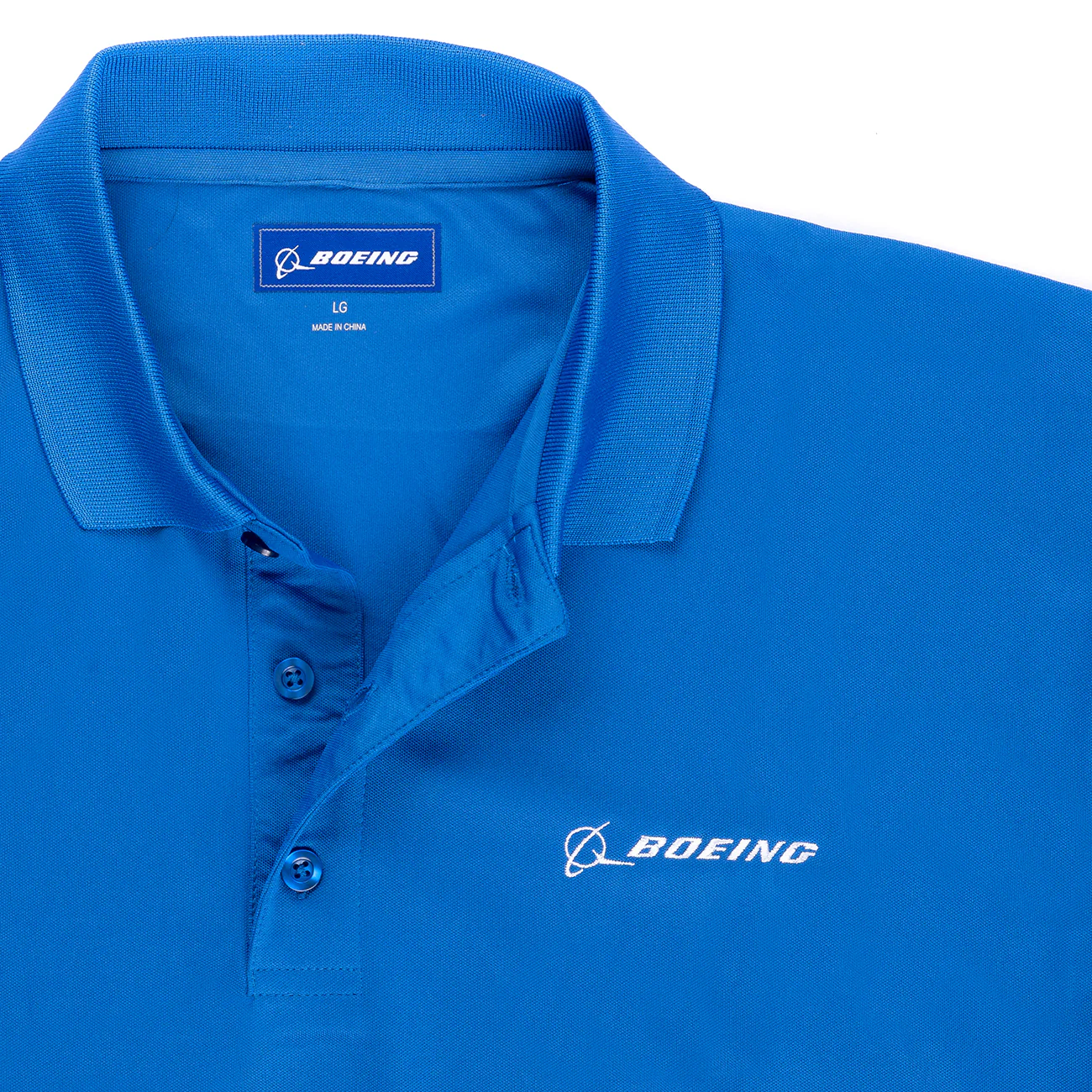 Boeing Signature Logo Solid Mesh Tech Polo - Image 11