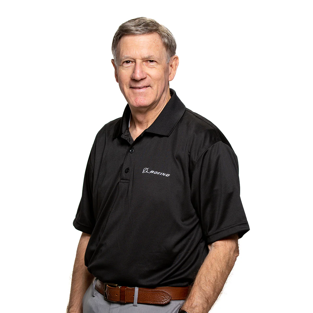Boeing Signature Logo Solid Mesh Tech Polo - Image 4