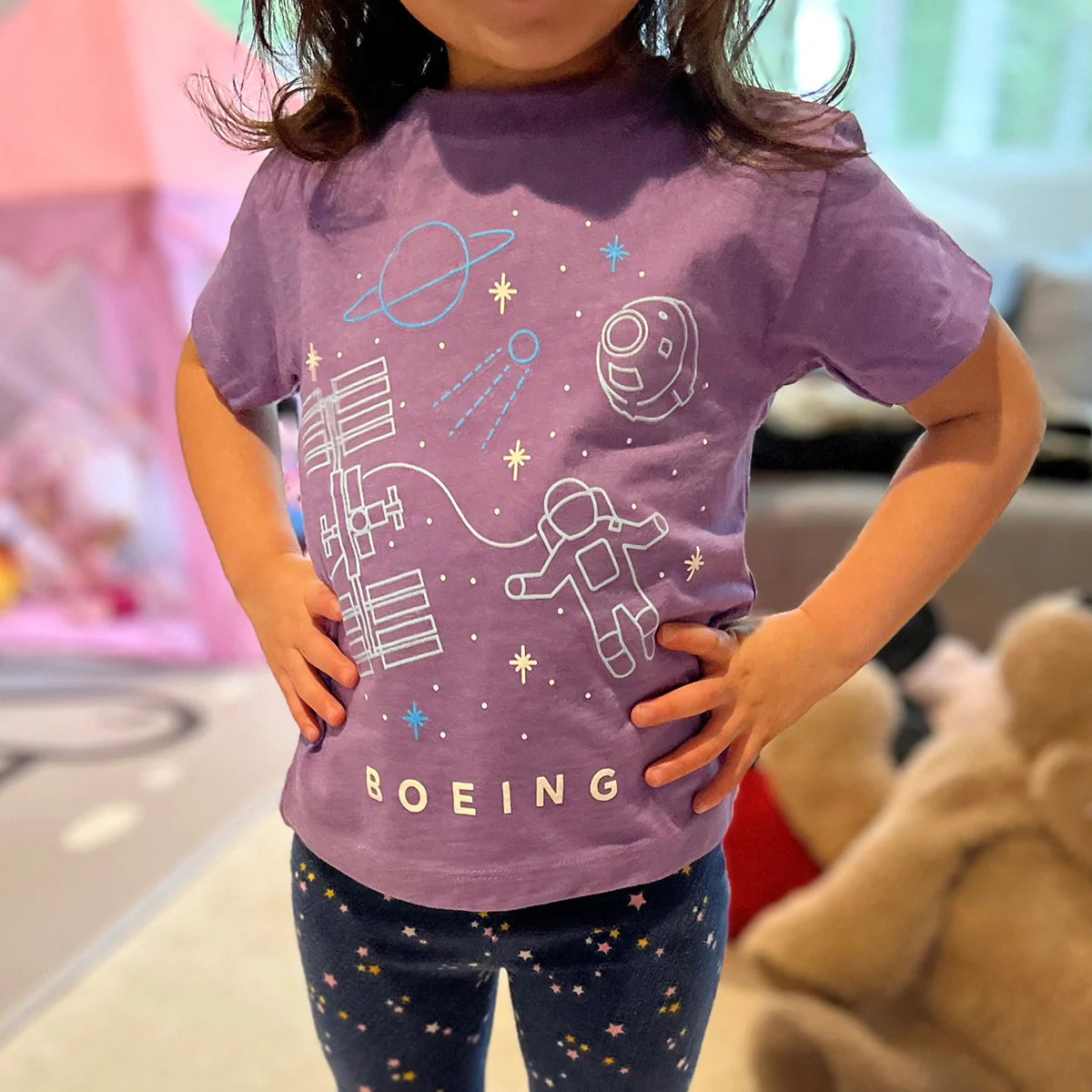 Boeing Space Doodle Toddler T-Shirt - Image 3