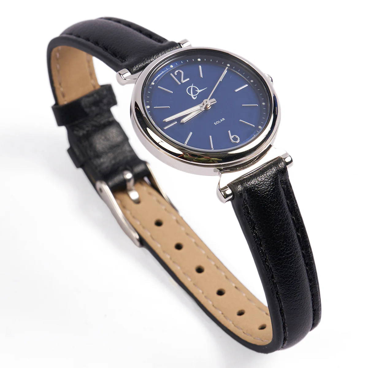 Boeing Symbol Women's Leather Solar Watch - Image 4