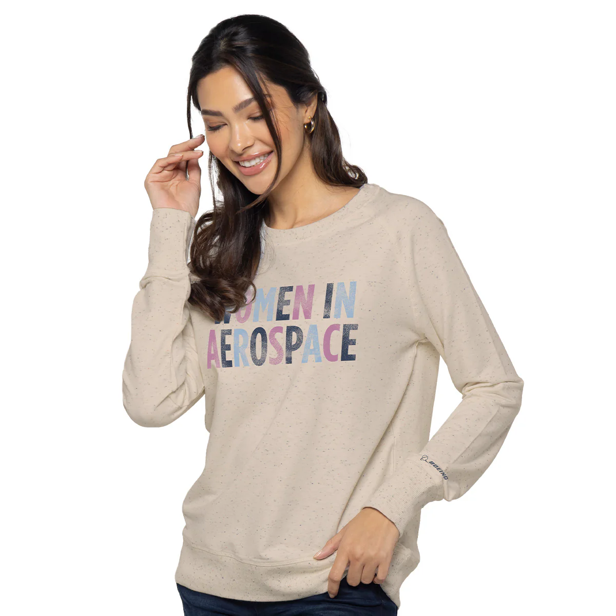Boeing Women In Aerospace Women's Crewneck Sweatshirt - Image 2