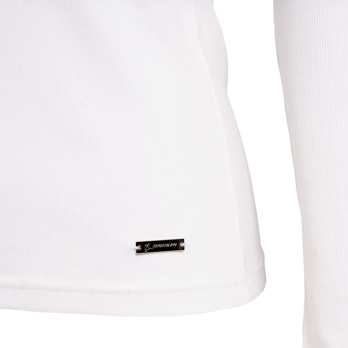 Boeing Signature Logo Women's Ribbed Long Sleeve T-Shirt - Image 4