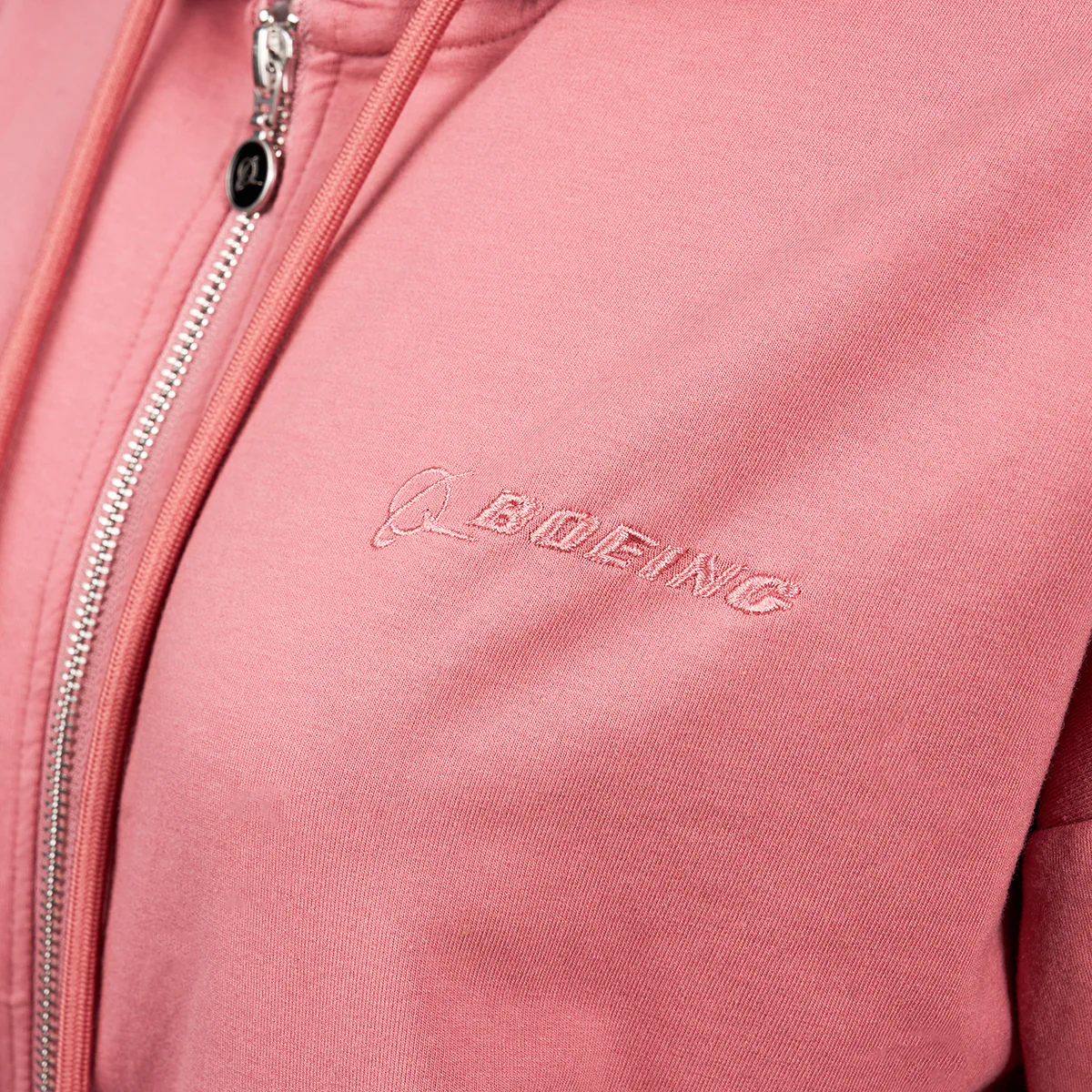 Boeing Signature Logo Women's Short Waist Hoodie - Image 7