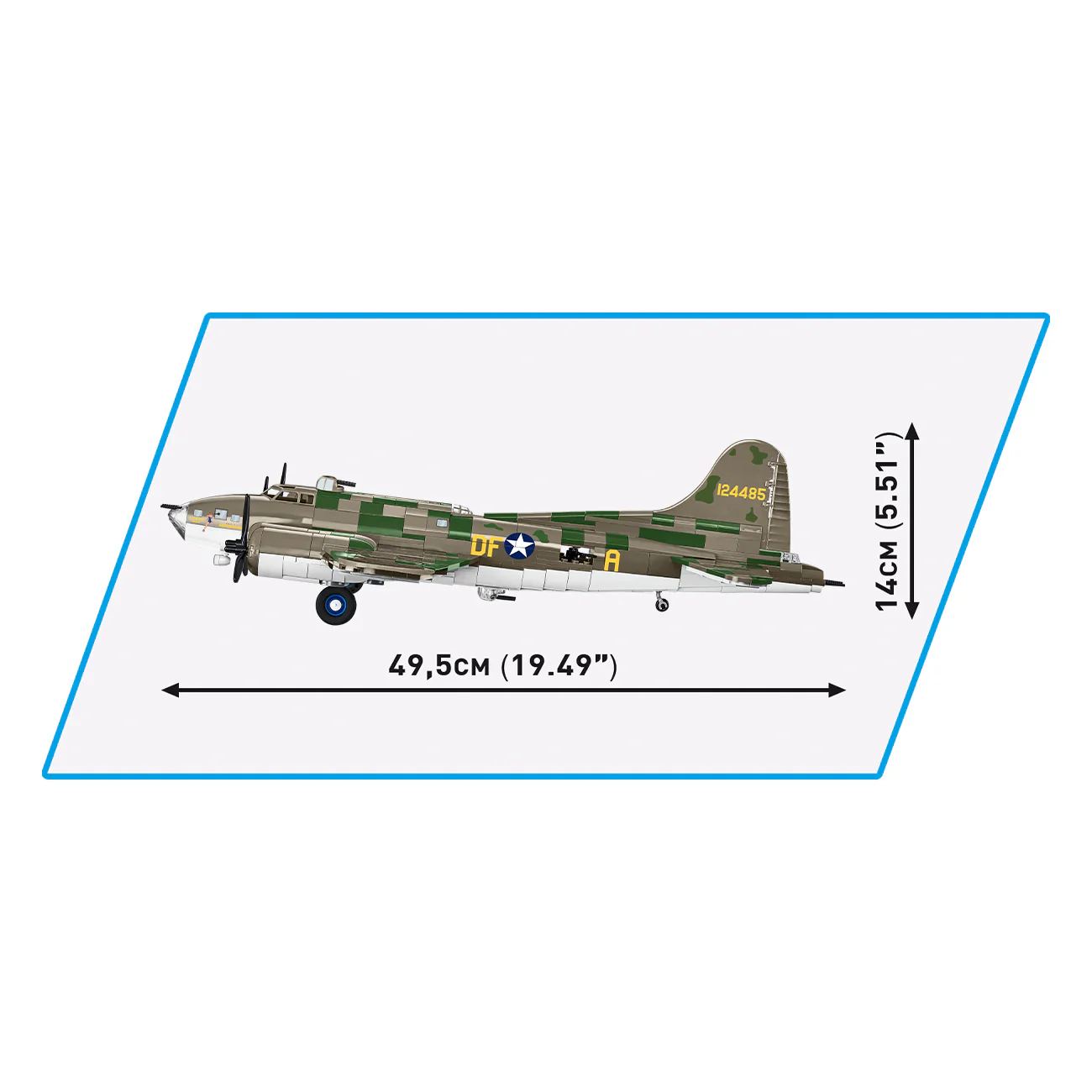 COBI Boeing B-17 Flying Fortress Memphis Belle Building Kit - Image 7