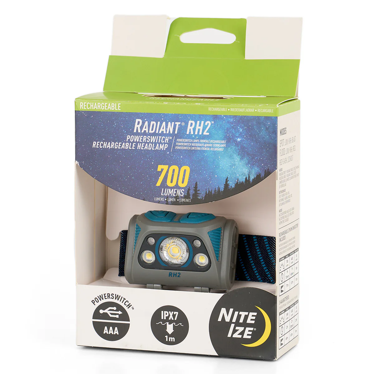 Nite Ize Radiant RH2 Powerswitch Rechargeable Headlamp - Image 3