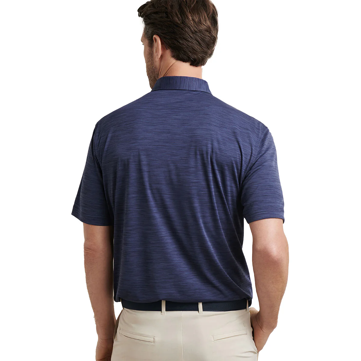 Peter Millar Boeing Men’s Featherweight Mélange Polo - Image 3