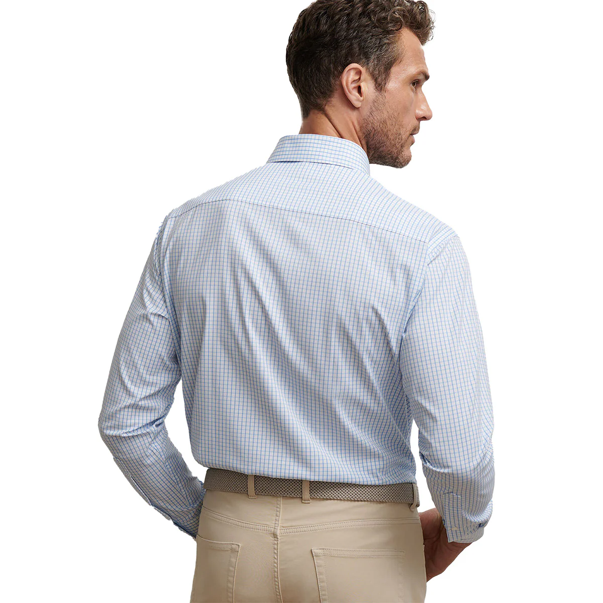 Peter Millar Boeing Men’s Hanford Twill Sport Shirt - Image 3