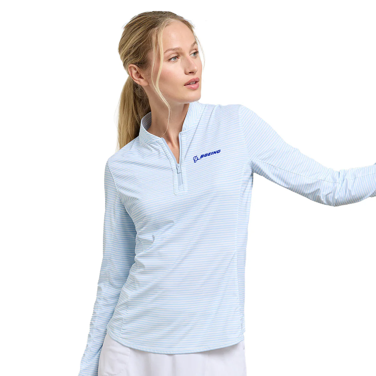 Peter Millar Boeing Women’s Lightweight Sun Shirt - Image 2