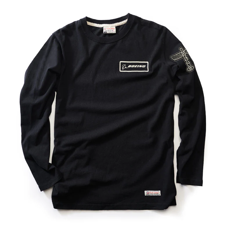 Red Canoe Boeing Long Sleeve T-Shirt - Image 5