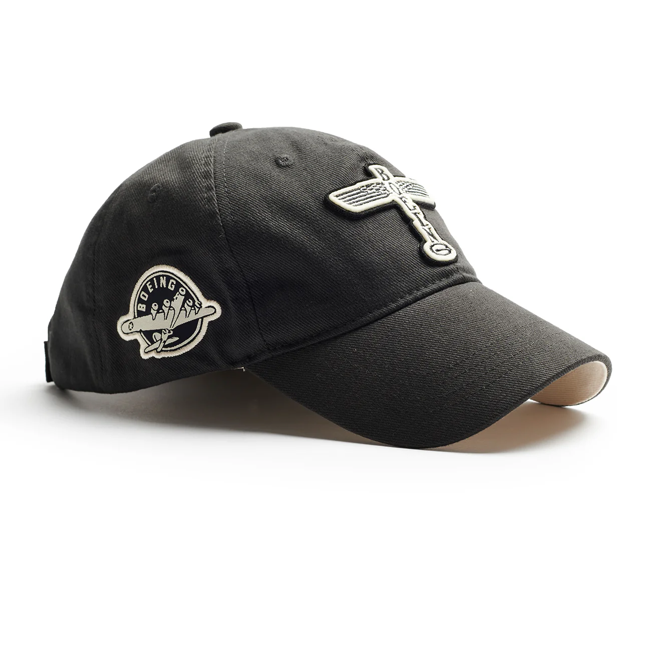 Red Canoe Boeing Airplane Company Logo Hat - Image 4