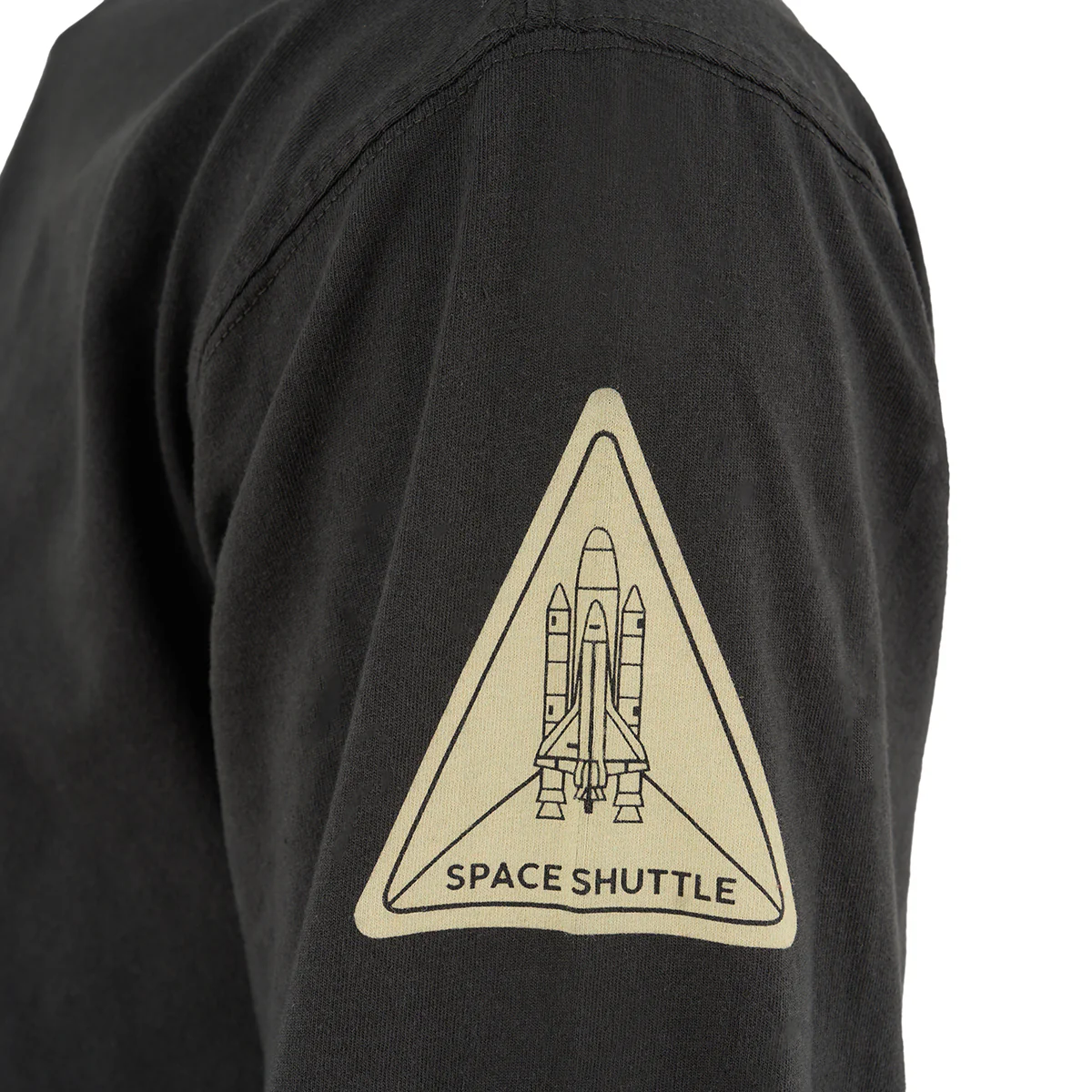 Red Canoe Space Shuttle Men's Long Sleeve T-Shirt - Image 4