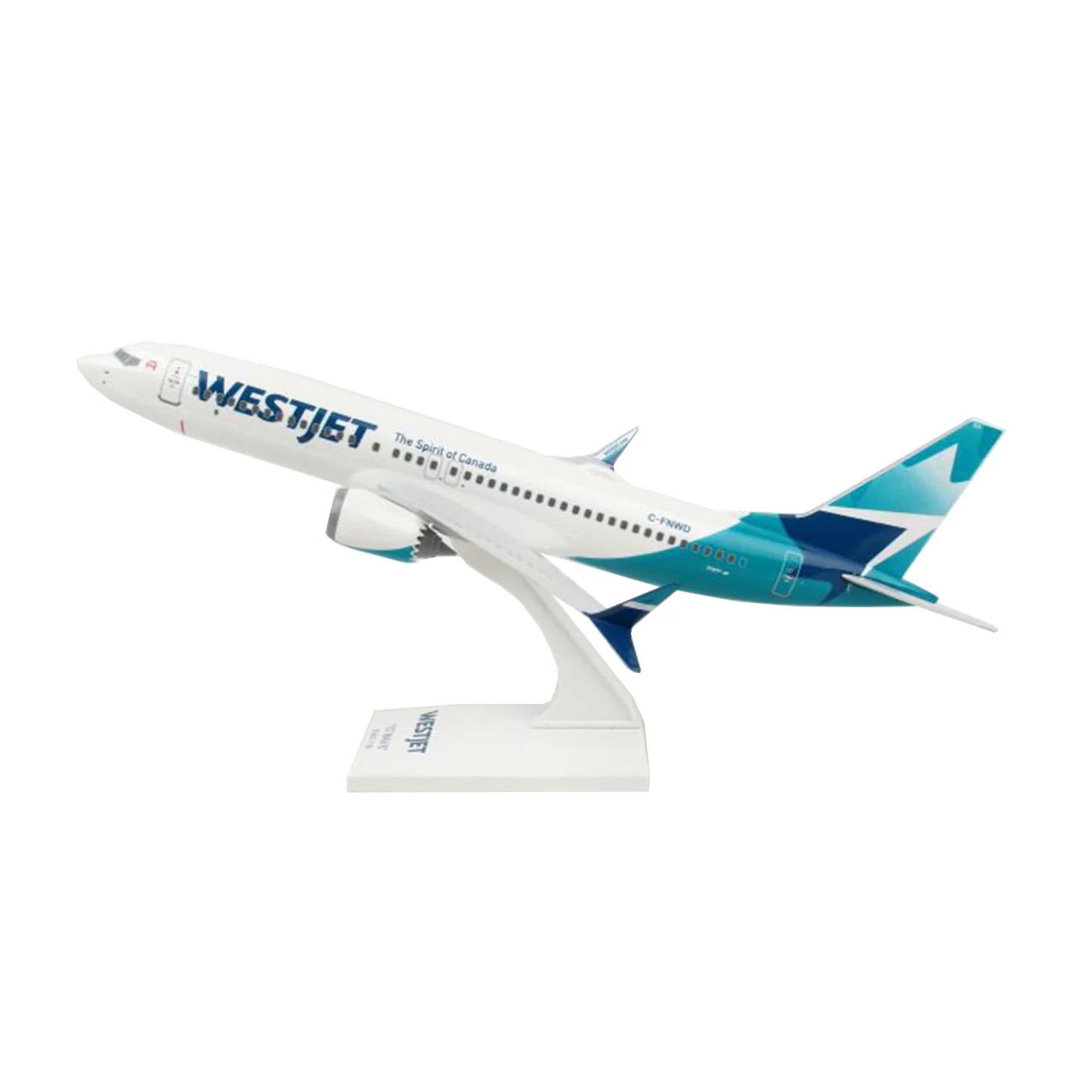 WestJet Airlines Boeing 737 MAX 8 1:130 Model - Image 2